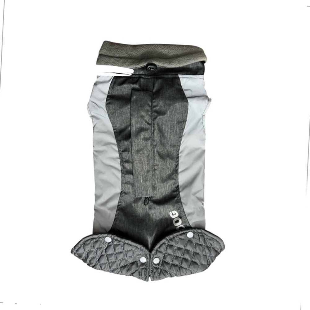 NWT BAYDOG Glacier Bay Gray Dog Coat – Size Small
